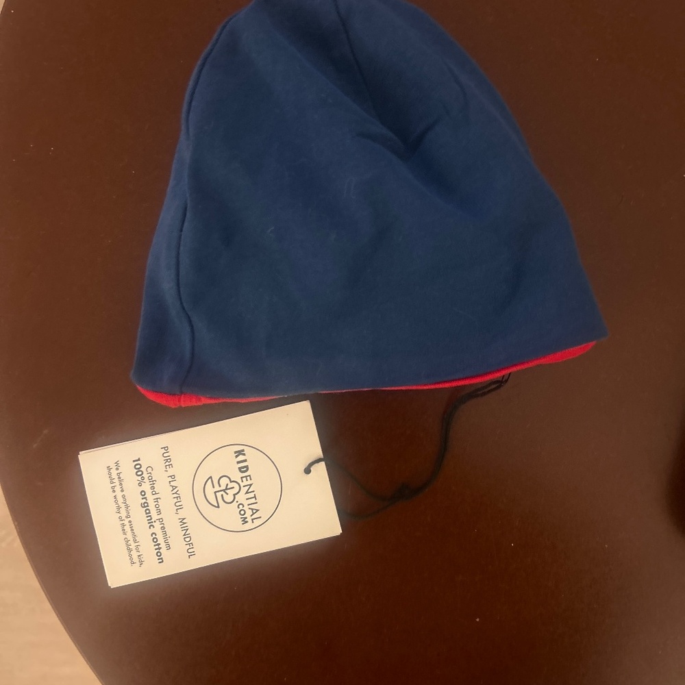 Reversible hat.